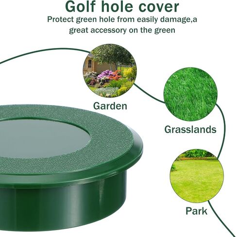 6 Pack Golf Hole Cup Cover Fits Standard 4.25" Aluminum & Plastic Golf Cups Practice Putting Green Hole Cup for Backyard, Garden, and Outdoor Training in Kuwait
