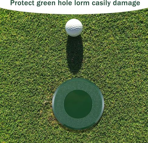 6 Pack Golf Hole Cup Cover Fits Standard 4.25" Aluminum & Plastic Golf Cups Practice Putting Green Hole Cup for Backyard, Garden, and Outdoor Training in Kuwait