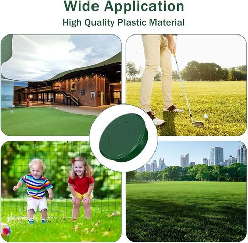 6 Pack Golf Hole Cup Cover Fits Standard 4.25" Aluminum & Plastic Golf Cups Practice Putting Green Hole Cup for Backyard, Garden, and Outdoor Training in Kuwait