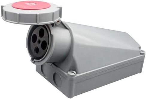 IEC 60309 Waterproof Industrial Connector Plug 4Pin 63A 380V-415V 3P+E 6H IP67 Male Power Connecting for Aviation and Industry in Kuwait