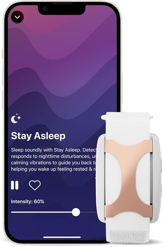Apollo Neuro Wearable & 12-Month SmartVibes AI Membership - Sleep Aid & Stress Relief Device (Stealth) in Kuwait