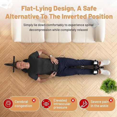 Electric Traction Machine for Neck and Back, Spinal Cervical Decompression Traction Bed for Spine Stretching, Lumbar Traction Decompression Table for Tension Relief & Body Aches Pains in Kuwait