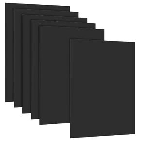 SHEUTSAN 6 Pack Black Acrylic Sheet, 15.6 x 11.8 x 1/8 Inch Plastic Acrylic Board for Home Decor, Handcraft, Painting in Kuwait