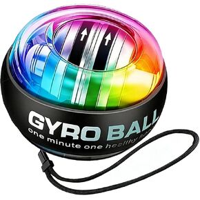 2026 New Wrist Ball Exerciser, Curaball Torque Ball with LED Lights and Portable Case, 6-Level Color-Shifting, PowerBall for Stronger Arms, Wrists and Fingers in Saudi Arabia