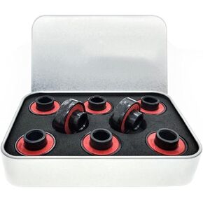 Bearings 8PCS High Speed 608 Hybrid Black Ceramic with Spacer for Inline Skate Skateboard Scooter Longboard(White Ball-20cm) in Kuwait