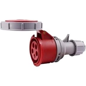 IP67 Waterproof Industrial Apparatus Reverse Plug 16A 32A 3Pole 4Pole 5Pin Wall Mount Panel Connector 220 380V(Coupler 5P 16A) in Saudi Arabia