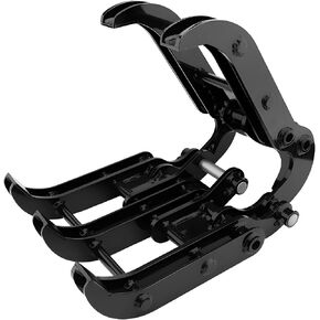 Mini Excavator Grabber Attachment, Small Excavator Wood Grabber Grapple Compatible with 0.8-1.8 Tons, 2-Pin Design 90MM Span & 25MM Hole Diameter,Ideal for Wood/Metal/Rocks in Kuwait