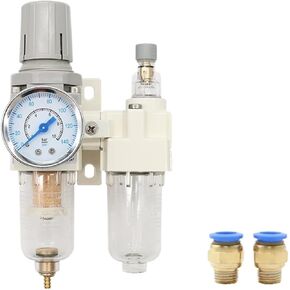 Compressor Air Filter Pressure Regulator Pneumatic Oil Water Separator Pump AC2010-02 1Pcs(AC2010-02 PC6-02) in Kuwait