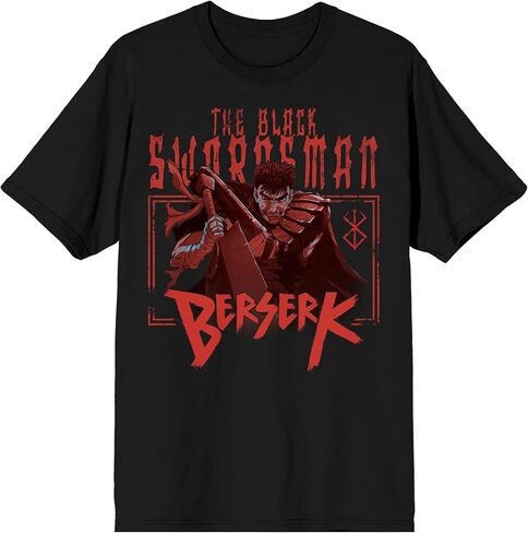 Bioworld Berserk Guts The Black Swordsman Adult Black Crew Neck Long Sleeve Sweatshirt in Kuwait