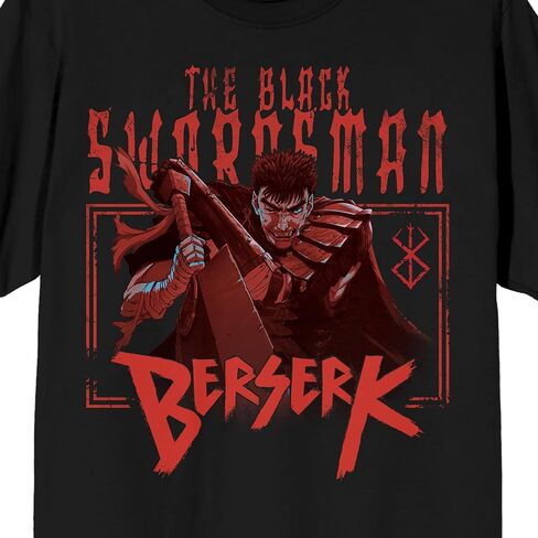 Bioworld Berserk Guts The Black Swordsman Adult Black Crew Neck Long Sleeve Sweatshirt in Kuwait