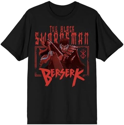 Bioworld Berserk Guts The Black Swordsman Adult Black Crew Neck Long Sleeve Sweatshirt in Kuwait
