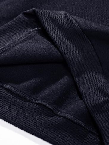 Men's Sweatshirts - Quarter-Zip Pullover Long Sleeve Graphic Long Sleeve Unsex Vintage Tops Navy Blue in Kuwait
