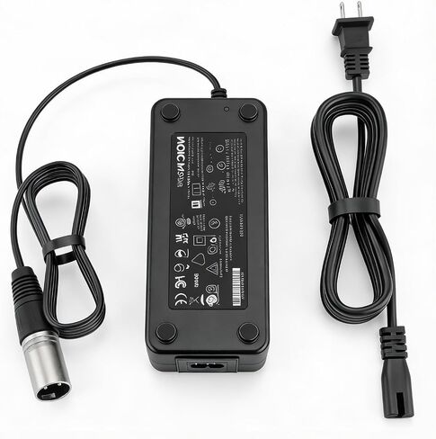 29.4V 5A Lithium Battery Charger 3‑Pin Male XLR Connector for Pride Mobility, Drive Medical, Golden Technologies, Shoprider, Lakematic, Jazzy Power Chair, Rascal 200T/500T/301 PC 24BC5000TF‑1 in Kuwait
