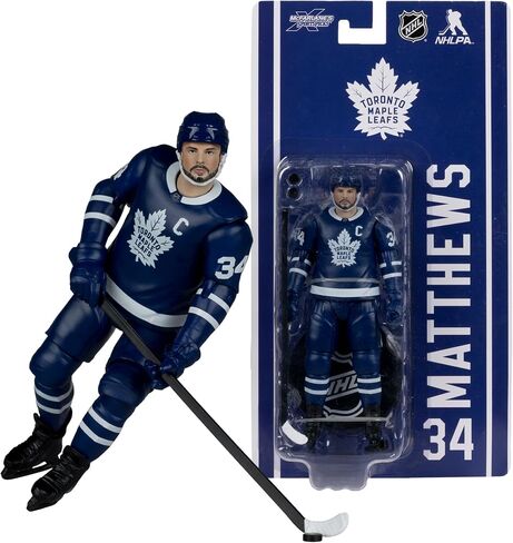 McFarlane Toys- NHL Auston Matthews (Toronto Maple Leafs) 6in Action Figure McFarlane's SportsPicks in Kuwait