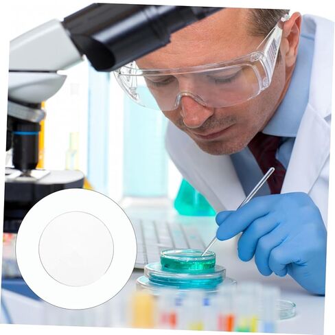 Garneck 10pcs Transparent Laboratory Watch Glasses for Chemical Experiments Evaporating Dish and Versatile Educational Supplies in Kuwait