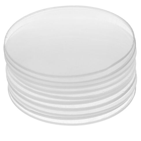 DECHOUS 10-Piece Laboratory Watch Glass Set 45mm Thickened Covers for Chemical Experiments Smooth Edges for Teaching and Glass Beakers in Kuwait