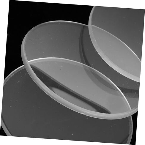 DECHOUS 10-Piece Laboratory Watch Glass Set 45mm Thickened Covers for Chemical Experiments Smooth Edges for Teaching and Glass Beakers in Kuwait