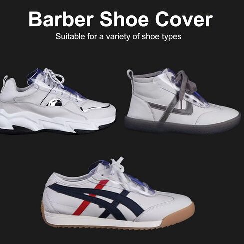 1 Pair Barber Shoes Cover Silicone Salon Hairdressing Haircut Shoe Cover Protector for Hair Stylist in Kuwait