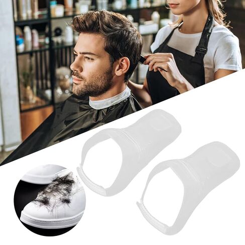 1 Pair Barber Shoes Cover Silicone Salon Hairdressing Haircut Shoe Cover Protector for Hair Stylist in Kuwait