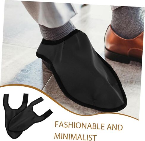 FRCOLOR Barber Shoes Covers Skid Resistant Reusable Hair Stylist Shoe Protectors Breakage Comfortable for Hair Cutting Salon Use in Kuwait
