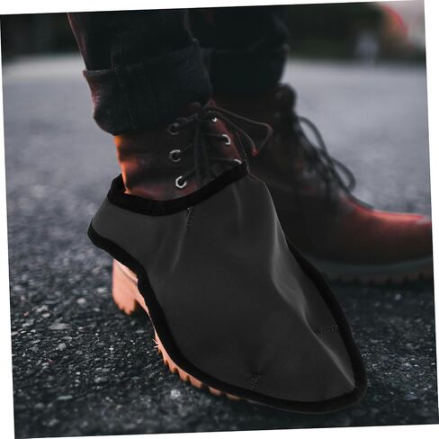 FRCOLOR Barber Shoes Covers Skid Resistant Reusable Hair Stylist Shoe Protectors Breakage Comfortable for Hair Cutting Salon Use in Kuwait