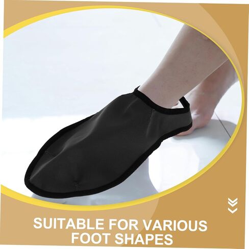 FRCOLOR Barber Shoes Covers Skid Resistant Reusable Hair Stylist Shoe Protectors Breakage Comfortable for Hair Cutting Salon Use in Kuwait