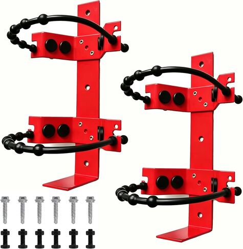 Fire Extinguisher Mount Bracket for 2.5 & 5lb, Holder for Truck RV Jeep | Heavy-duty adjustable mount fits 2.5 & 5lb extinguishers for truck, RV, Jeep, garage and boat use in Kuwait