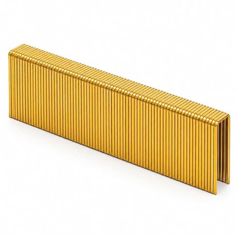 16 Gauge 7/16" Crown Staples, 1-3/4" Length, Galvanized Heavy-Duty Construction Staples, 10,000 Count in Kuwait