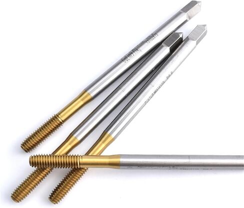 HSSE-M42 ساق طويلة 100 مم مع صنبور تشكيل القصدير M1.4 M1.6 M2 M2.5 M2.6 M3 M3.5 M4-M6 M8 M10 M12 صنابير لولبية الماكينة (M3X0.5X100L 1 قطعة) in Kuwait