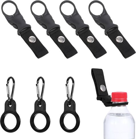 7 Pcs Water Bottle Holder Hanging Bottles Buckle Clip Portable Mineral Water Bottle Clip Strap Mineral Waters Ring Holder in Kuwait