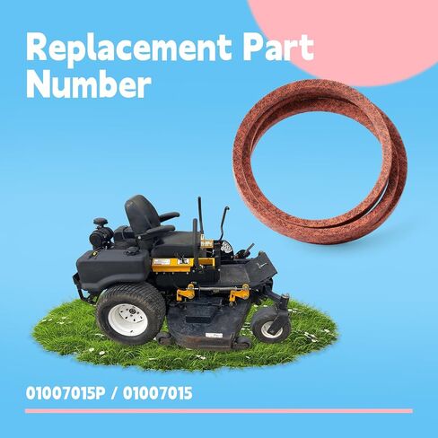 01007015P 01007015 V-Belt Replacement for Cub Cadet Tank Series Zero Turn Mowers Deck Drive Belt for Cub Cadet M48 M54 M60 M72 M723 L48 L60 Lawn Mower, A Section 51.2in in Kuwait