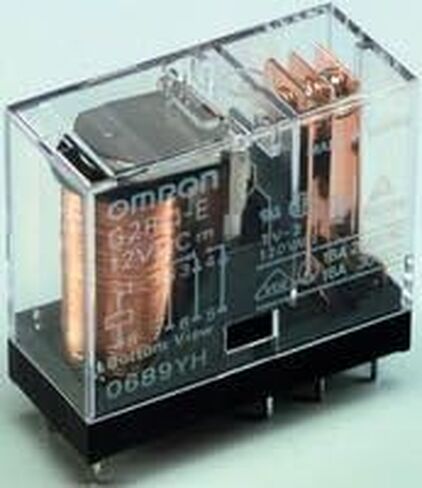 Omron Electronic Components Relay, Spdt, 250Vac, 30Vdc, 10A - G2R-14-AC120 in Kuwait
