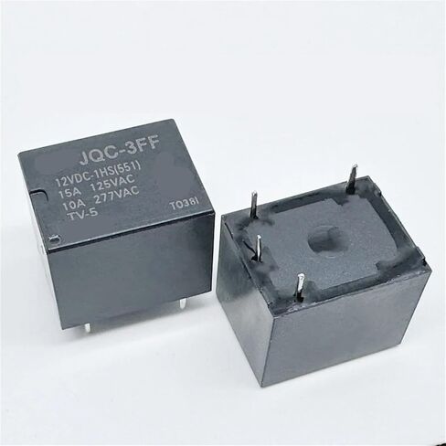 JQC-3FF 12VDC-1HS 551 JQC-3FF 012-1HS 136 T73A-10A Relay 4pins 1Pcs(JQC-3FF 12VDC-1HS(55) in Kuwait