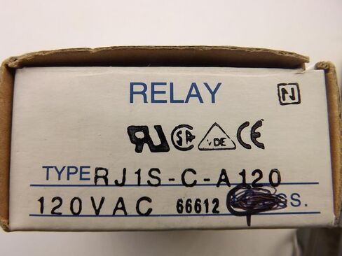 IDEC RJ1S-C-A120 1 Pole SPDT, 120 VAC Coil Voltage, 50/60 HZ, Plain Style, Plug in Terminal, RJ Series, Slim Power Relay in Kuwait