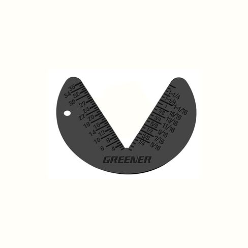 60 Degree Hex Nut Bolt Sizer Gauge, Metric & Standard Fastener Measuring Tool, Precision Allen Nut Size Checker, Compact Thread Identifier for Mechanics, Industrial Repair & DIY Workshop in Kuwait