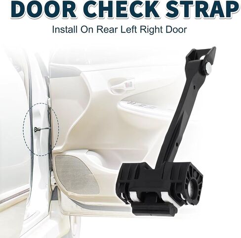Car Door Hinges, Car Door Check Strap, for Q3 2011 2012 2013 2014 2015 2016 2017 2018 Rear Left Right Door Check Limiter Stopper Tension Strap 8U0839249D in Kuwait