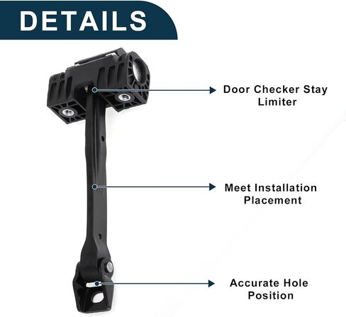 Car Door Hinges, Car Door Check Strap, for Q3 2011 2012 2013 2014 2015 2016 2017 2018 Rear Left Right Door Check Limiter Stopper Tension Strap 8U0839249D in Kuwait