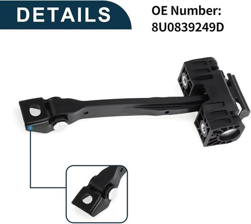 Car Door Hinges, Car Door Check Strap, for Q3 2011 2012 2013 2014 2015 2016 2017 2018 Rear Left Right Door Check Limiter Stopper Tension Strap 8U0839249D in Kuwait