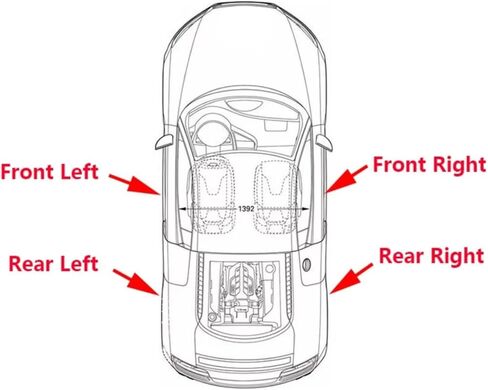Car Door Hinges, Door Check Stop Strap, for Mazda, for CX-5 2017-2023 Car Front Rear Door Hinge Checker Stopper Limiter KB7W-58-270 K131-72-270 in Kuwait