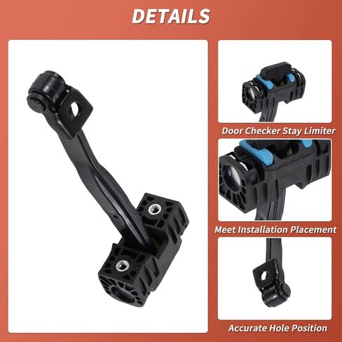 Car Door Hinges, Car Door Check Strap, for A6 2020 2021 2022 2023 2024, for S6 2020-2023 4K0837249 Front Door Check Strap Barcket Assembly Limiter Stopper in Kuwait