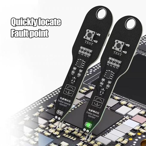 Inductance Tester, Circuit Board Inductor Tester, High-Precision Motherboard Coil Fault Detector, Portable Quick Fault Check Tool, Electromagnetic Induction Diagnostic Tool, for Phone Repair in Kuwait
