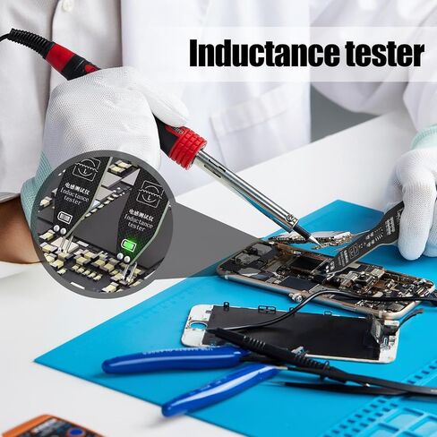 Inductance Tester, Circuit Board Inductor Tester, High-Precision Motherboard Coil Fault Detector, Portable Quick Fault Check Tool, Electromagnetic Induction Diagnostic Tool, for Phone Repair in Kuwait
