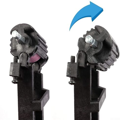 Adjustable Drill Bit Sharpener with Chrome Corundum Grinding Wheel Portable Tool for Power Accessories Includes Screwdriver and Wrench Kit in Kuwait