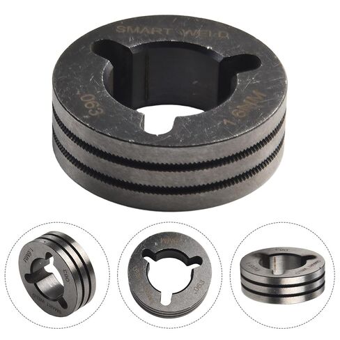 ملحق تغذية سلك أخدود MIG Welder Drive Roller مخرش في فولاذ محمل متوافق مع موديلات Miller/Clarke/SIP .030/.035/.045/1-16 بوصة لتغذية اللحام السلس #9 in Kuwait