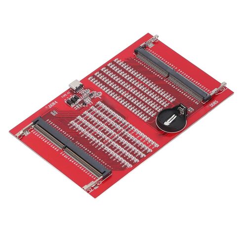 بطاقة اختبار ذاكرة الوصول العشوائي DDR4 DDR5 من CHICIRIS، مؤشر LED مزدوج أداة كشف الذاكرة لإمداد الطاقة، كاشف خطأ الدائرة المفتوحة المحمول لصيانة الكمبيوتر in Kuwait
