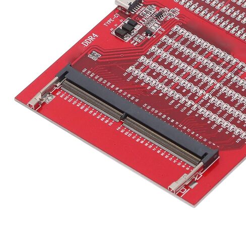 بطاقة اختبار ذاكرة الوصول العشوائي DDR4 DDR5 من CHICIRIS، مؤشر LED مزدوج أداة كشف الذاكرة لإمداد الطاقة، كاشف خطأ الدائرة المفتوحة المحمول لصيانة الكمبيوتر in Kuwait