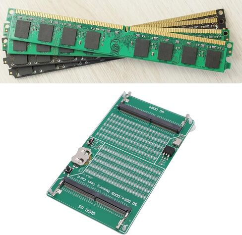 جهاز اختبار الذاكرة DDR4 DDR5، استكشاف أخطاء الأجهزة وإصلاحها بسهولة، مناسب لجهاز كمبيوتر خادم سطح المكتب المحمول، مؤشر ضوء LED، شحن البطارية المحمولة in Kuwait