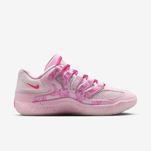 حذاء كرة السلة Nike KD18 Aunt Pearl (وردي لؤلؤي/وردي توليب/وردي مرح/فوشيا ليزر) مقاس 9.5 in Kuwait