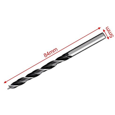 10pcs High Carbon Steel Woodworking Spiral Drill Bit 5mm Wood Drills Full Grinding Blade W/Center Point Power Tools Parts in Kuwait