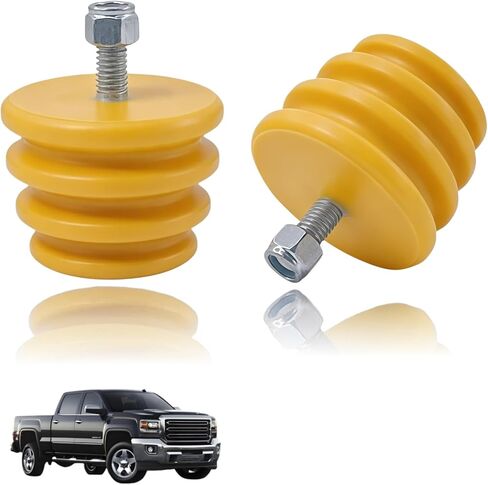 مجموعة إيقاف الصدمات Belltech 4923 (عبوتان) متوافقة مع Ford F-150 Cadillac Escalade Chevy Blazer C1500 C2500 Suburban GMC 1500 C1500 2.01 بوصة طول × 2.5 بوصة OD in Kuwait